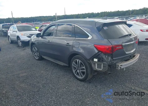 2018 Acura Mdx Sport Hybrid Advance Package z USA, uszkodzony, nr VIN 5J8YD7H71JL000026